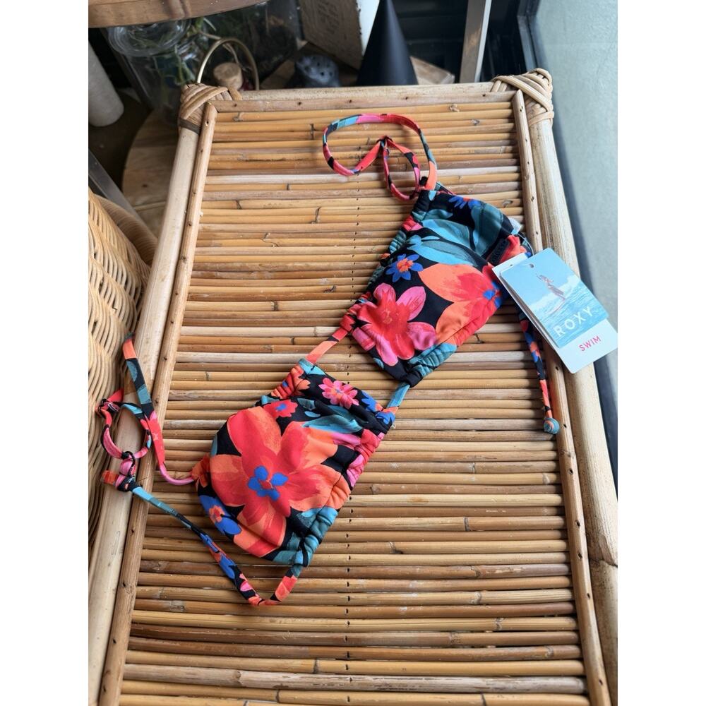 Roxy Women's Bikini Top PT Beach Classic Bralette XS NWT
